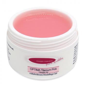 Optima Titanium Pink Fiberglas Gel 15g