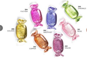 Preview: Molly Nail Cat Eye Glacier Crush Nr.251 Rose Molly 8g