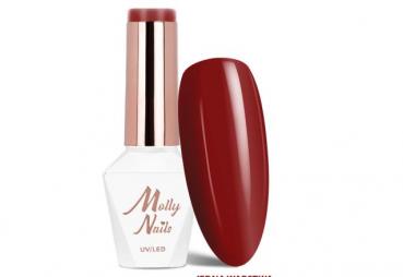 MollyNails Burgundy 301 – Hybridlack Weinrot 8 g
