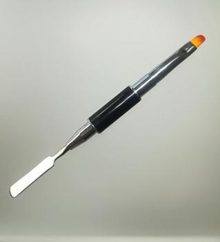 Double Tool Brush 2 in 1 Black f. Polyacrylgel