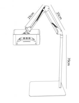 Preview: Molly Nails  UV/LED m. Stativ  36 W