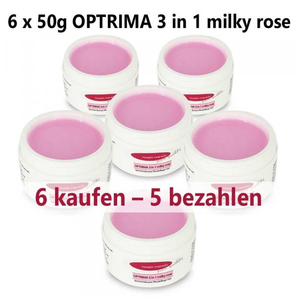OPTRIMA 3 IN 1 milky rose 6 x 50g