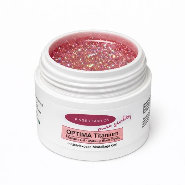Optima Titanium  Fiberglas Gel Blush Crystal 30g
