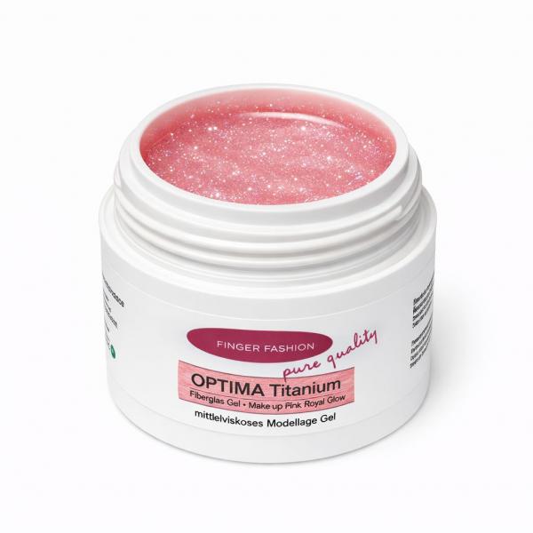 Optima Titanium Fiberglas Gel Pink Royal Glow  30g