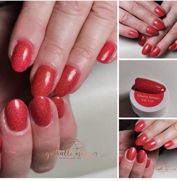 Color CG-127  Cherry Glitter   5g