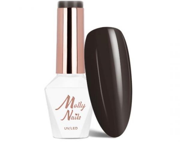 Molly Nails Dark Chocolate 300 – Hybridlack Braun 8 g