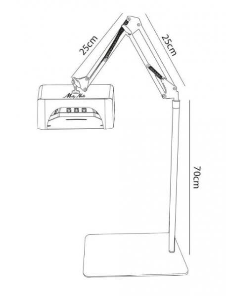 Molly Nails  UV/LED m. Stativ  36 W