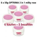 OPTRIMA 3 IN 1 milky rose 6 x 50g